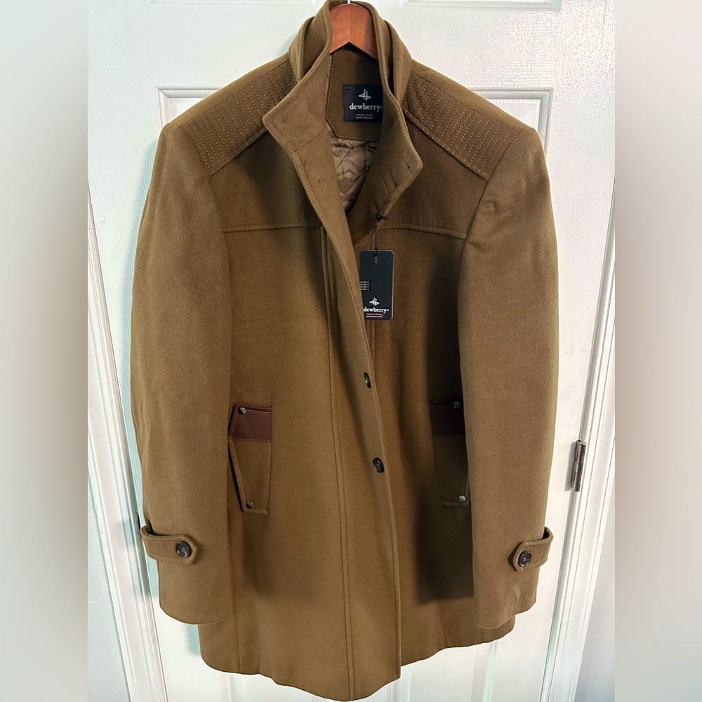 Men’s XXL Drewberry Camel Over Coat